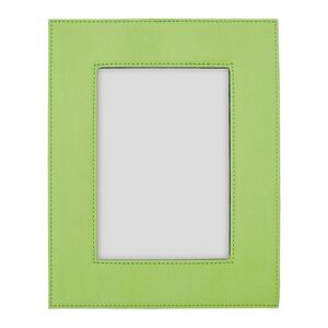 Milano Lime Green Soft Leather Photo Frame